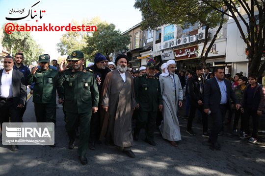 راهپیمایی ‌13 آبان ‌در کردستان‌ برگزار شد + تصاویر