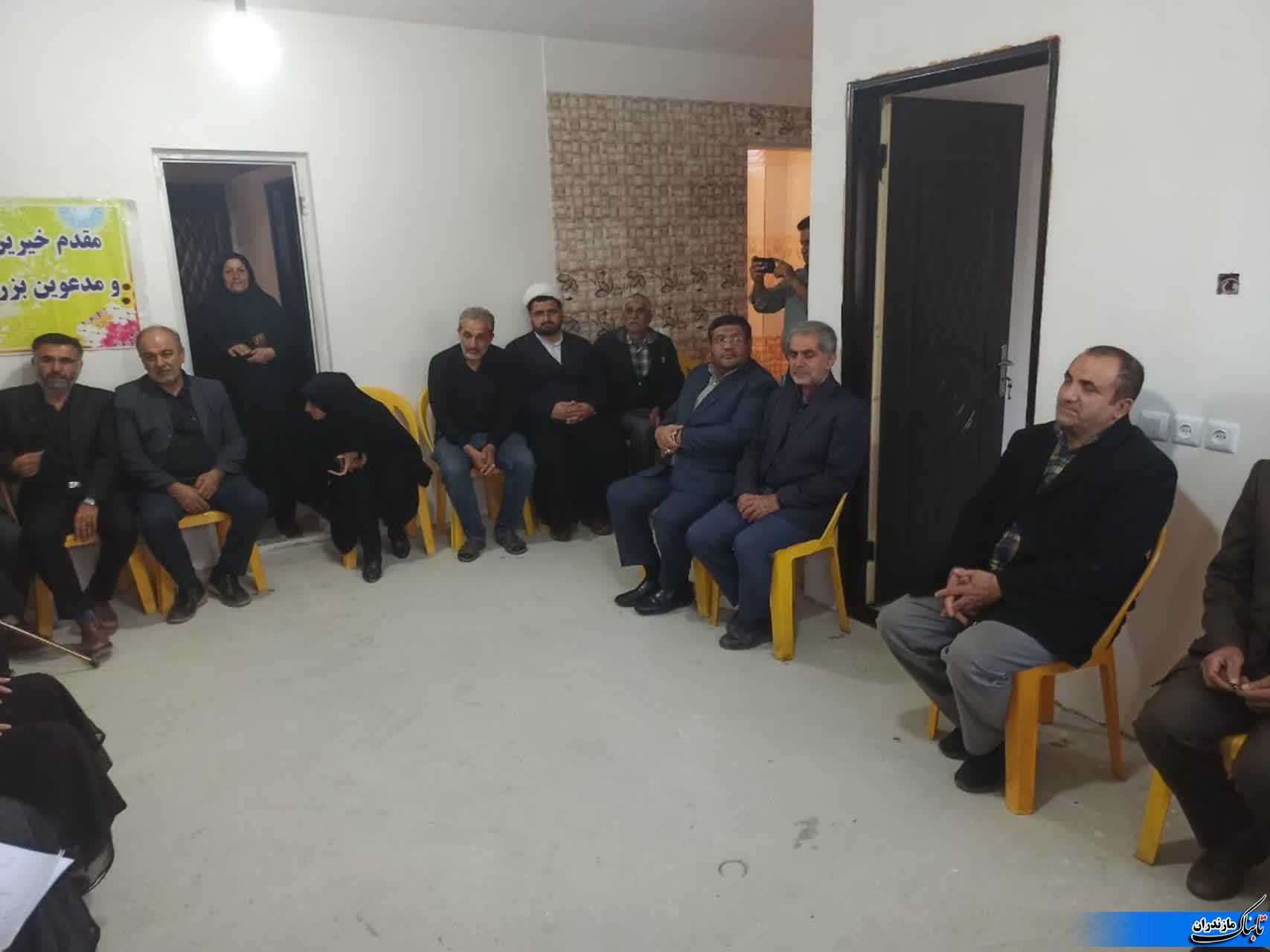 افتتاح دو مسکن مددجویی در روستای قلعه‌سر و بهزادکلای نکا