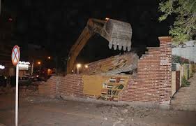 عملیات تعریض خیابان ها و احداث پارک سوار در سنندج آغاز شد