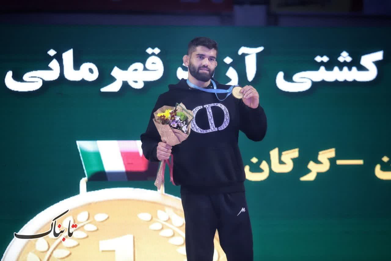 اختتامیه رقابت&zwnj;های کشتی آزاد قهرمانی کشور در گرگان+تصاویر