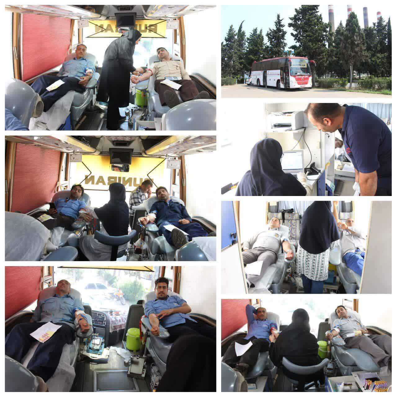 كاركنان نيروگاه نكا بیش از ۲۸ هزار سیسی خون اهداء کردند