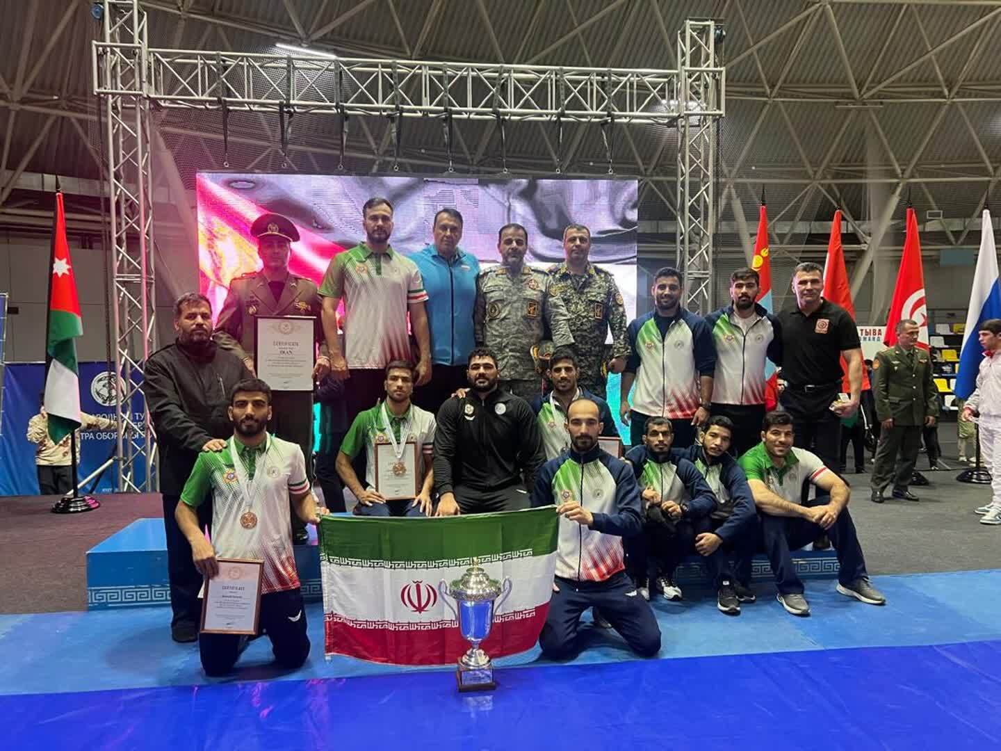 نایب قهرمانی تیم ملی کشتی پایوران نیروهای مسلح در جام وزارت دفاع روسیه نایب قهرمانی تیم ملی کشتی پایوران نیروهای مسلح در جام وزارت دفاع روسیه